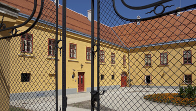 Nádvoří Lannerova domu v Telči